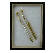 Gift Set - ii (24k Gold & Silver Plated Crystal Pens)